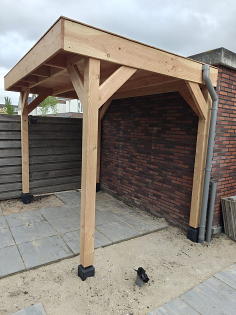 JWOODS Douglas Geschaafde Paal 11x11x250 cm, naturel