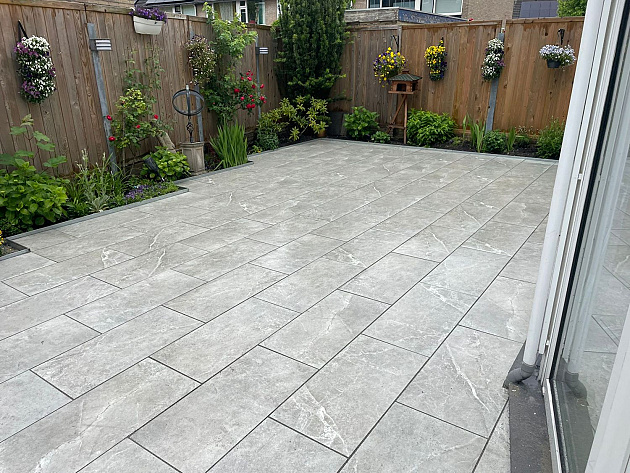 CeraLuxe 40x80x3 cm Ultra Ermetica Grigio