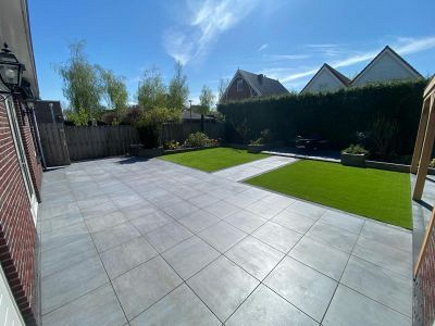 Restpartij Zwanenburg: ca. 7,5m2 Kera Twice 60x60x4,8 cm Moonstone Piombo (gladde afwerking)