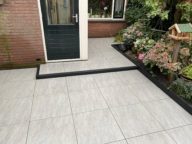 Restpartij Edam: 10 m2 Kera Twice 60x60x4,8 cm Moonstone Grey