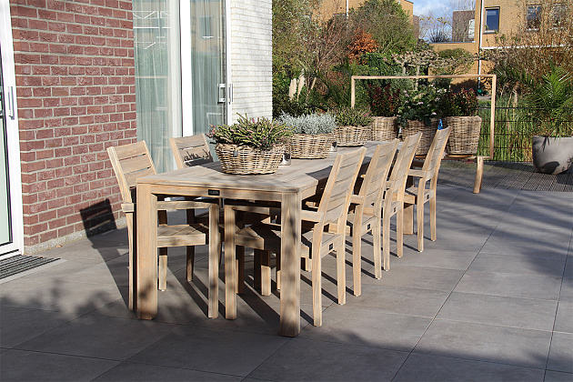 Restpartij Edam: ca. 16,2 m2 Cera3Line Lux&Dutch Downtown 60x60x3 cm Taupe