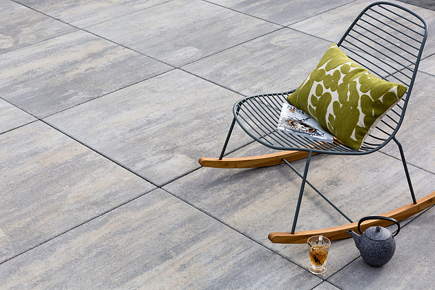 Restpartij Edam: ca. 5.76 m2 Patio 60x60x4 cm Grigio Camello