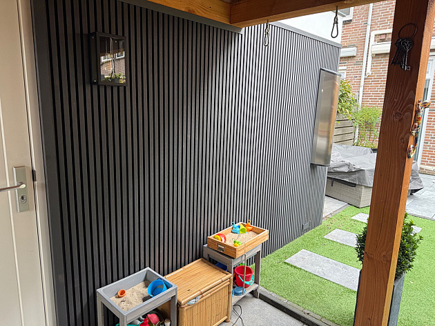 NeoFacade Wandbekleding en Gevelbekleding Rhombus Profiel 2,6x21,7x230 cm Smoke