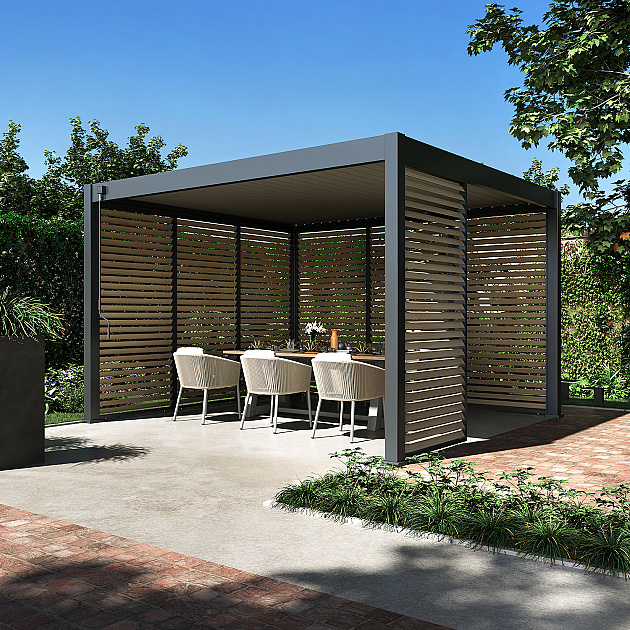 63905 orion deluxe overkapping 360x400 cm antraciet 430935