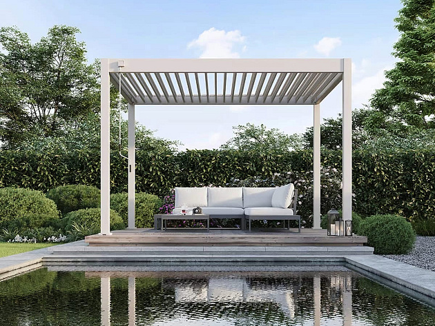 Orion Premium overkapping 400x400 cm Wit