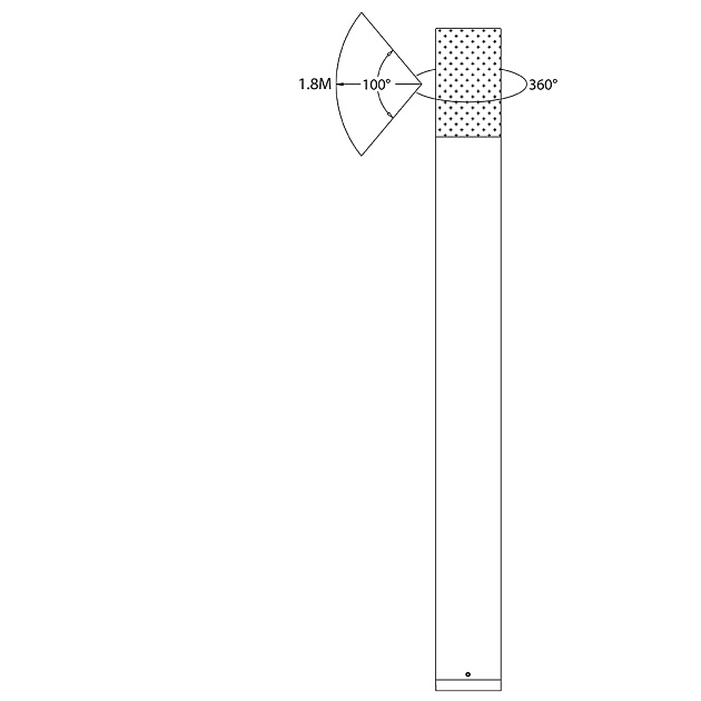 Outdoorpro+ Staande Lamp Lapas Blanco Groot