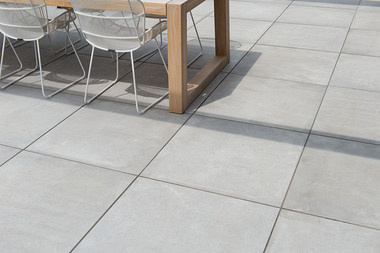 GeoCeramica 60x60x4 cm ConCreet Silver