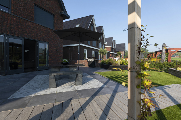 6440 geoceramica 60x60x4 cm concreet black 93593