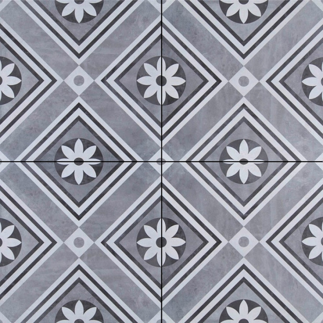 GeoCeramica 60x60x4 cm ConCreet Flower Decorate