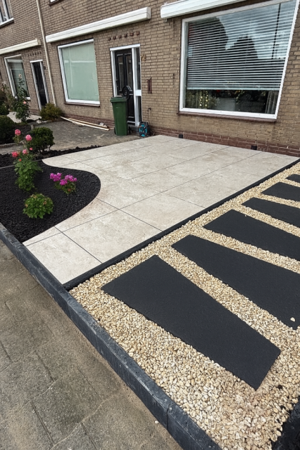 Artistone Trapezium Tegel 120x60/30x8 cm Carbon