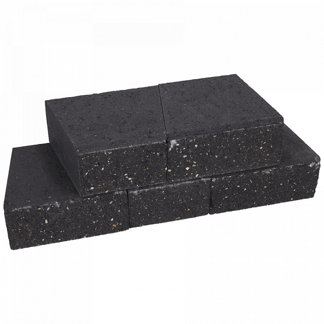 GardenWall Strak 22/15x18x10 cm Nero