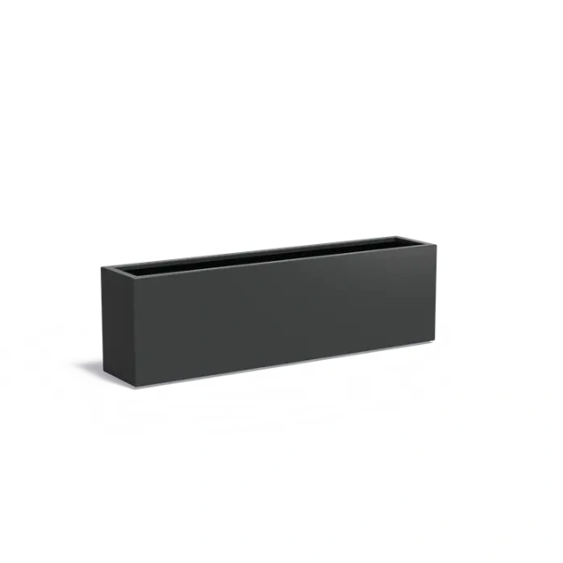 Plantenbak Carrez met bodem aluminium 200x40x60 cm