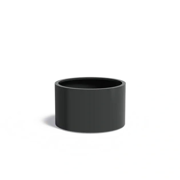 Plantenbak Circum met wielen aluminium Ø100x60 cm