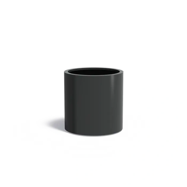 Plantenbak Circum met wielen aluminium Ø80x80 cm