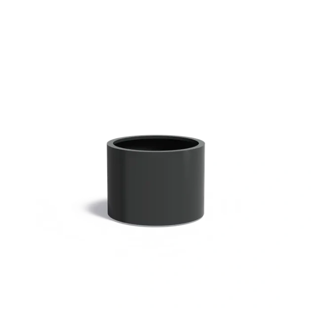 Plantenbak Circum met wielen aluminium Ø80x60 cm