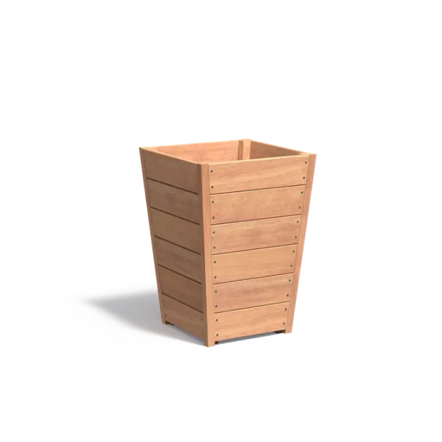 Plantenbak Tap hardhout 60x60x85 cm