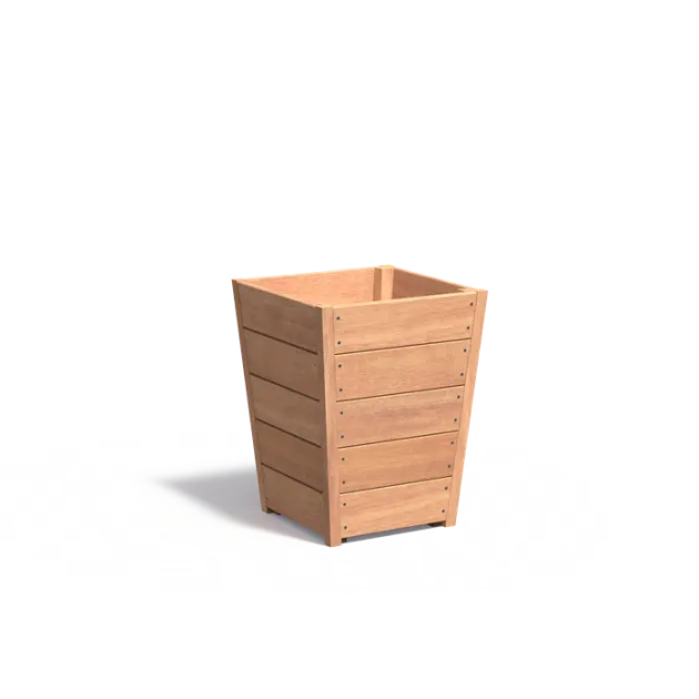 Plantenbak Tap hardhout 55x55x71,2 cm