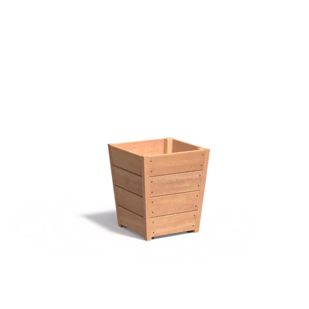 Plantenbak Tap hardhout 50x50x57,4 cm