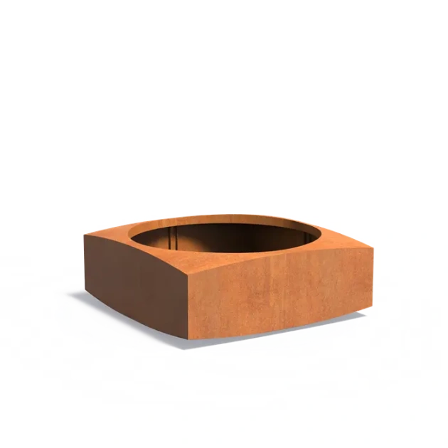 Plantenbak Nooa cortenstaal 120x120x45 cm