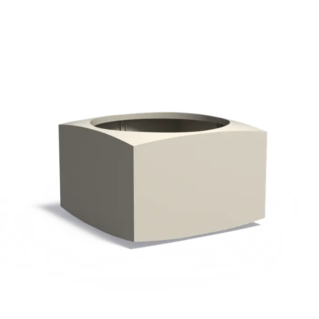 Plantenbak Nooa aluminium 120x120x80 cm