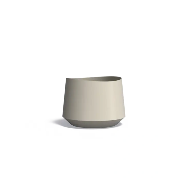 Plantenbak Velis aluminium Ø80x60 cm coated