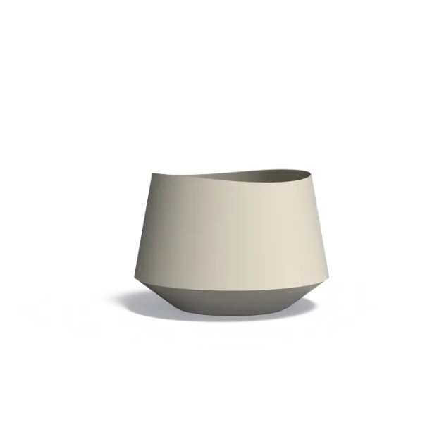 Plantenbak Velis aluminium Ø100x70 cm coated