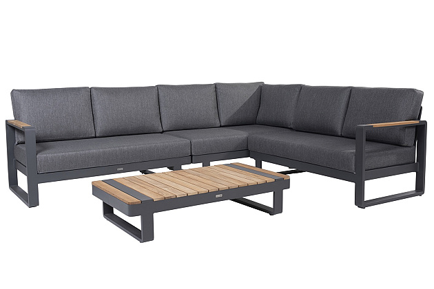 Taste 4SO Amari modular loungeset R + armleuning + salontafel