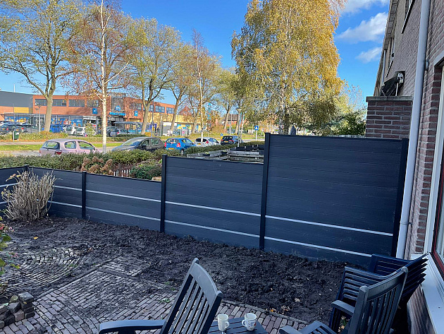 NeoFence Aluminium Decolijst 182 cm Zwart