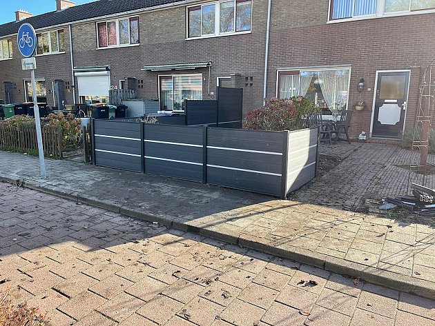 NeoFence Aluminium Decolijst 182 cm Zwart