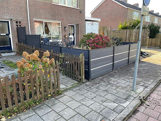 NeoFence Aluminium Decolijst 182 cm Zwart