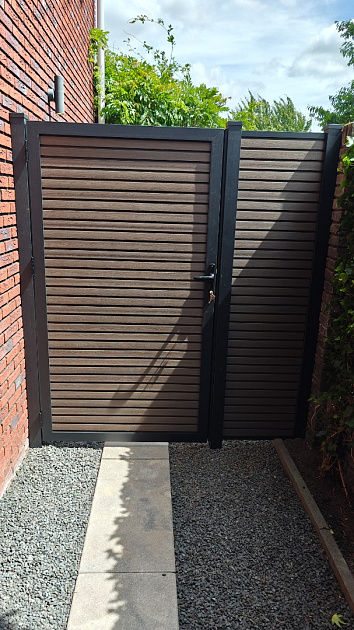 NeoFence Tuindeur 100x180 cm Triple Rivièra