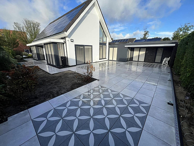 Restpartij Zwanenburg: ca. 8,5m2 GeoCeramica 60x60x4 cm Old Dutch Spring