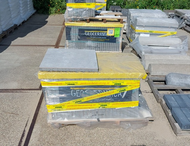 Restpartij Zwanenburg: ca. 8,5m2 GeoCeramica 60x60x4 cm Old Dutch Spring