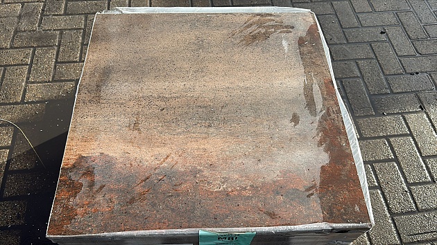 Restpartij Almere (3.95m2) GeoCeramica 60x60x4 cm Steel Corten