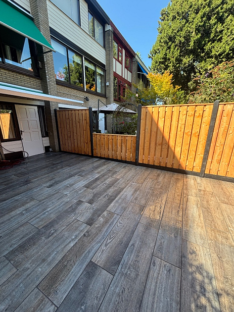 Outletpartij Zwanenburg: GeoCeramica® 120x30x4 Weathered Oak Caledonia