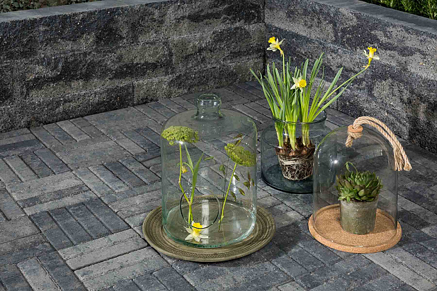 Splitrocks XL 60x15x15 cm Grijs/Zwart