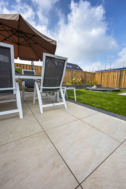 Restpartij Almere: 4.31m2 GeoCeramica 60x60x4 cm Fiordi Sand