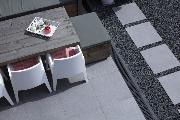 68793 restpartij almere 4.31m2 geoceramica 60x60x4 cm impasto grigio 47585