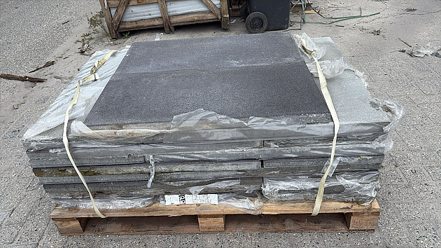 Restpartij Almere: 8.30m2 Luxacoat 40x80x4 cm Prestige Zwart