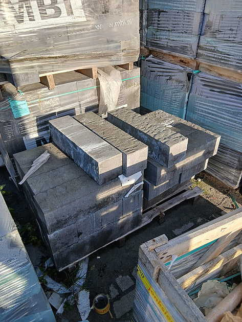 Restpartijd Almere: 27 stuks GeoMattone Stapelblok 60x15x15 cm Cannobio
