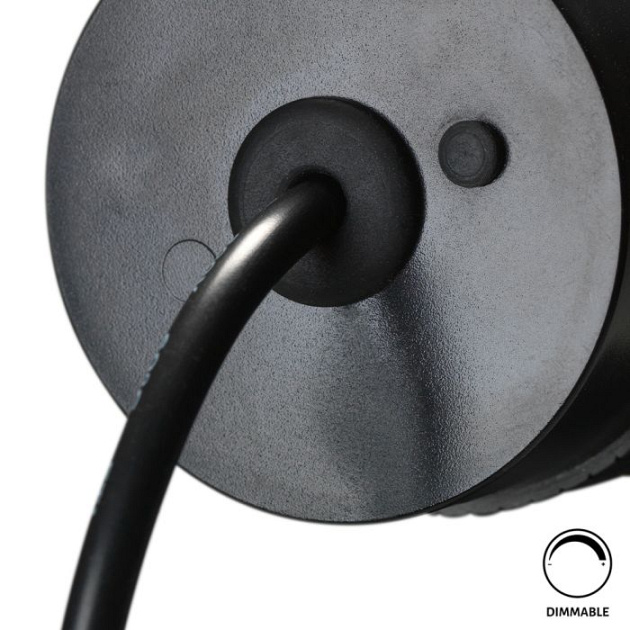 Outdoorpro+ Staande Lamp Vela Cirkel Zwart Groot