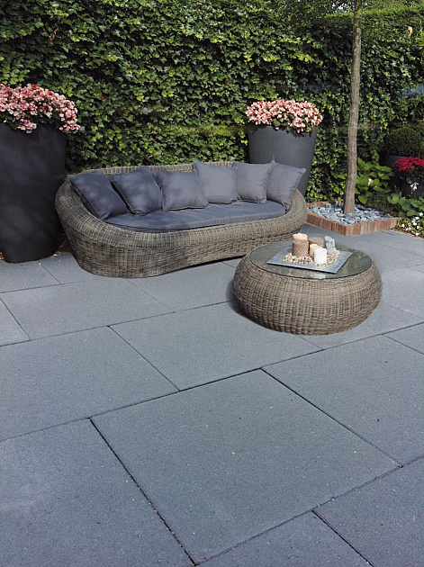 Budget Terrastegel 60x60x4 cm Nero