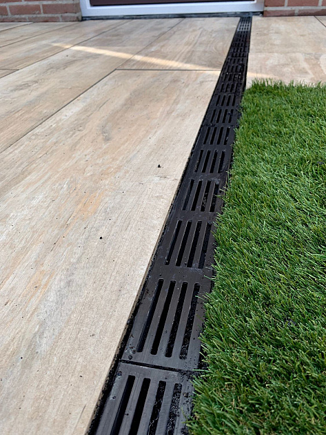 ACO Slimline Watergoot Zwart