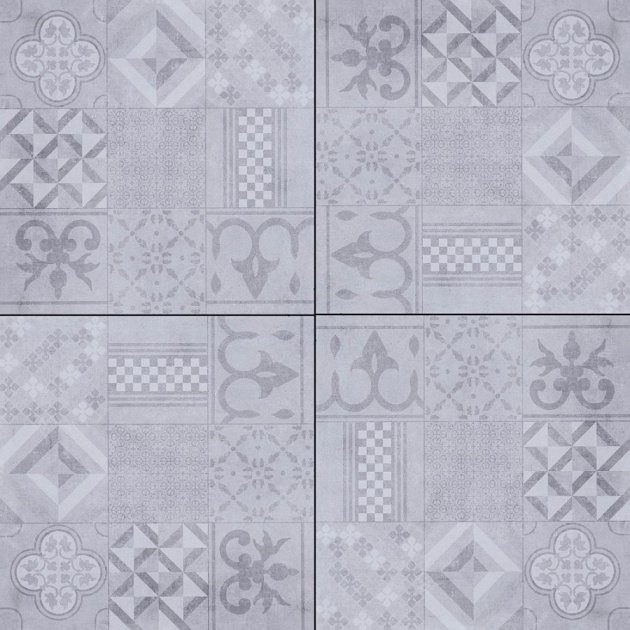 GeoCeramica 60x60x4 cm Mosaik Grey