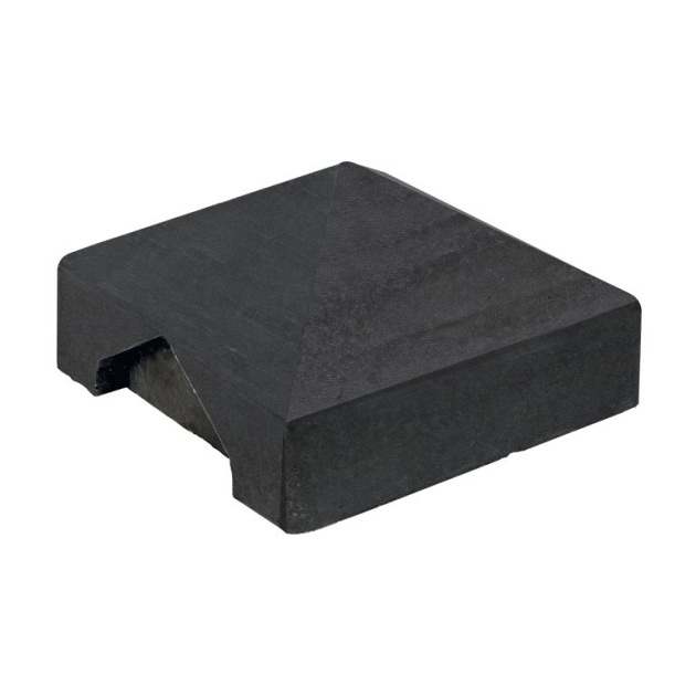 Beton Afdekpet Gecoat 14x14x5 cm Zonder uitsparing met diamantkop