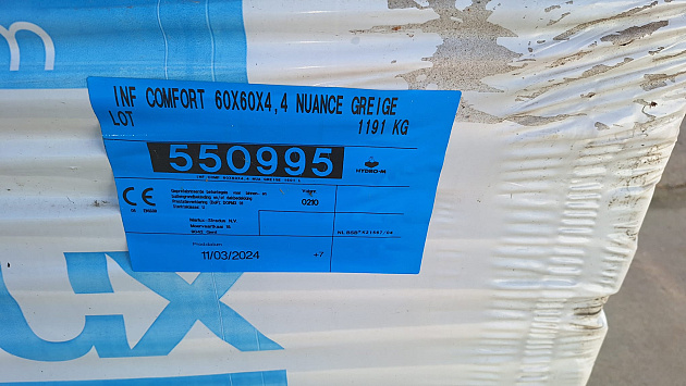 Restpartij Schagen: 11,15m2 TerrasTopper 60x60x4,4 cm Navagio Beach