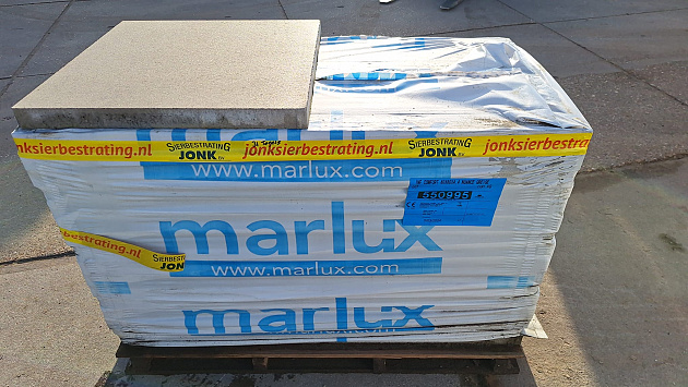 Restpartij Schagen: 11,15m2 TerrasTopper 60x60x4,4 cm Navagio Beach