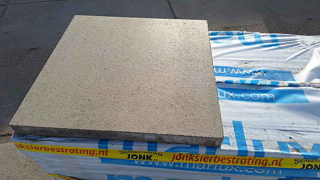 Restpartij Schagen: 11,15m2 TerrasTopper 60x60x4,4 cm Navagio Beach
