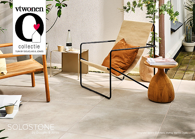 VT Wonen Solostone 80x80x3 cm Pebbles Sand