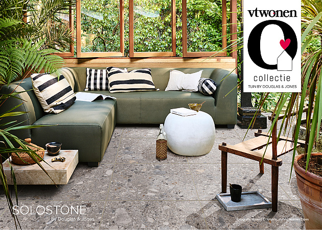 VT Wonen Solostone 80x80x3 cm Composite Grey